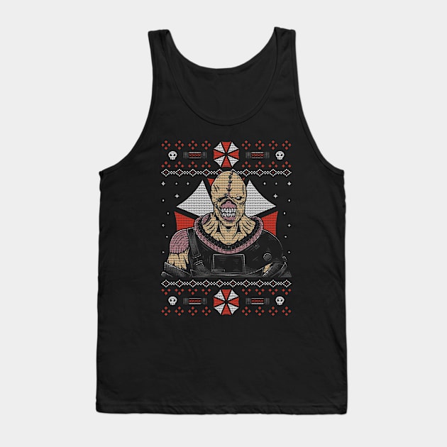 Bio Organic Weapon Christmas Tank Top by Alundrart